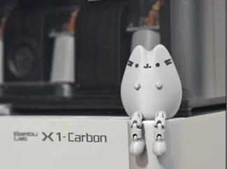 Pusheen with articulated legs