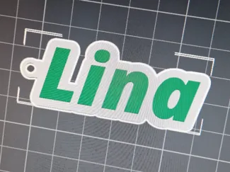 Schlüsselanhänger Namen (Lina)