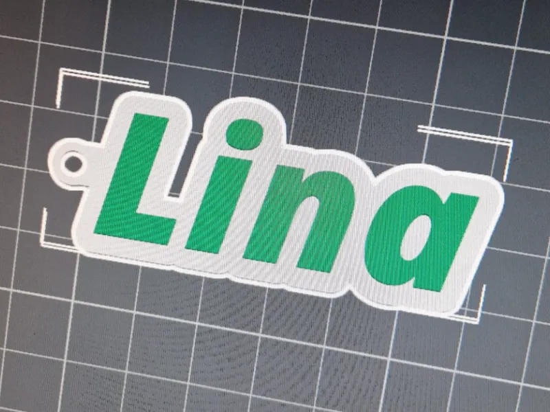 Schlüsselanhänger Namen (Lina)