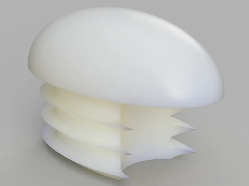 Bouchon ellipse pour mobilier de jardin