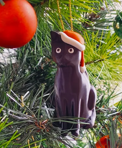 Christmas cat tree decoration