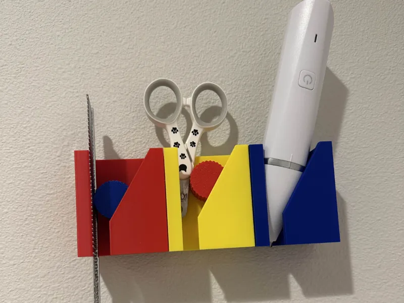 Modular Gravity Cat Toy Stick Holder