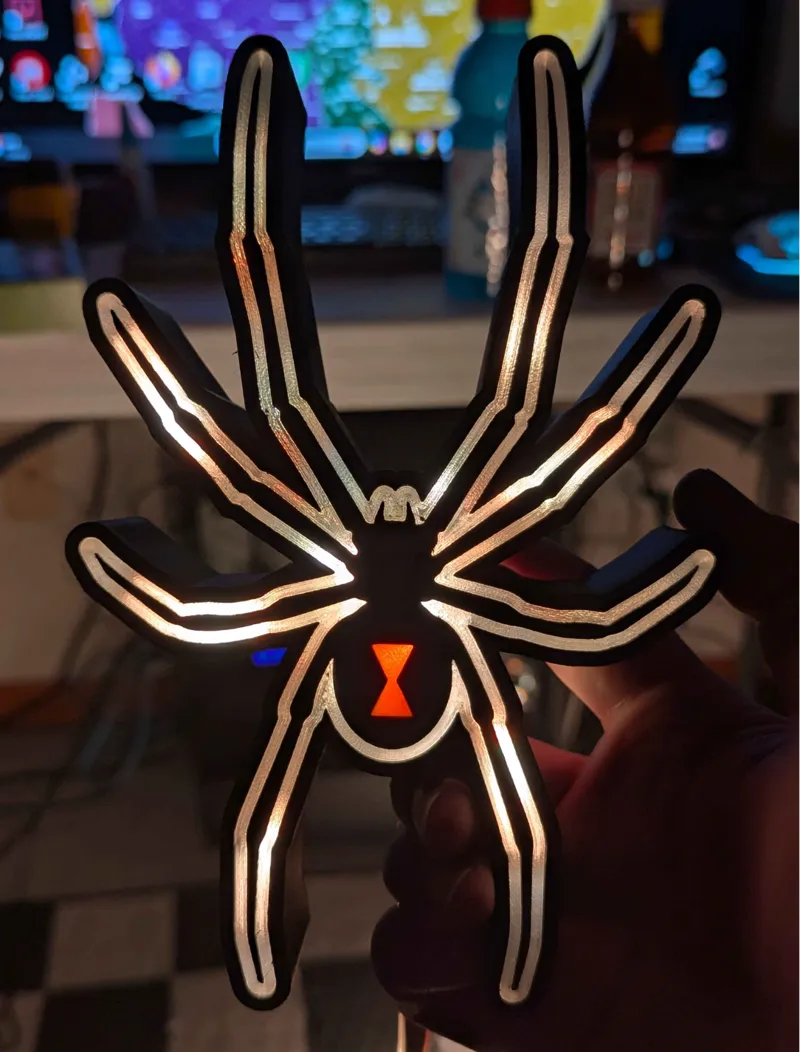 Black Widow Lightbox