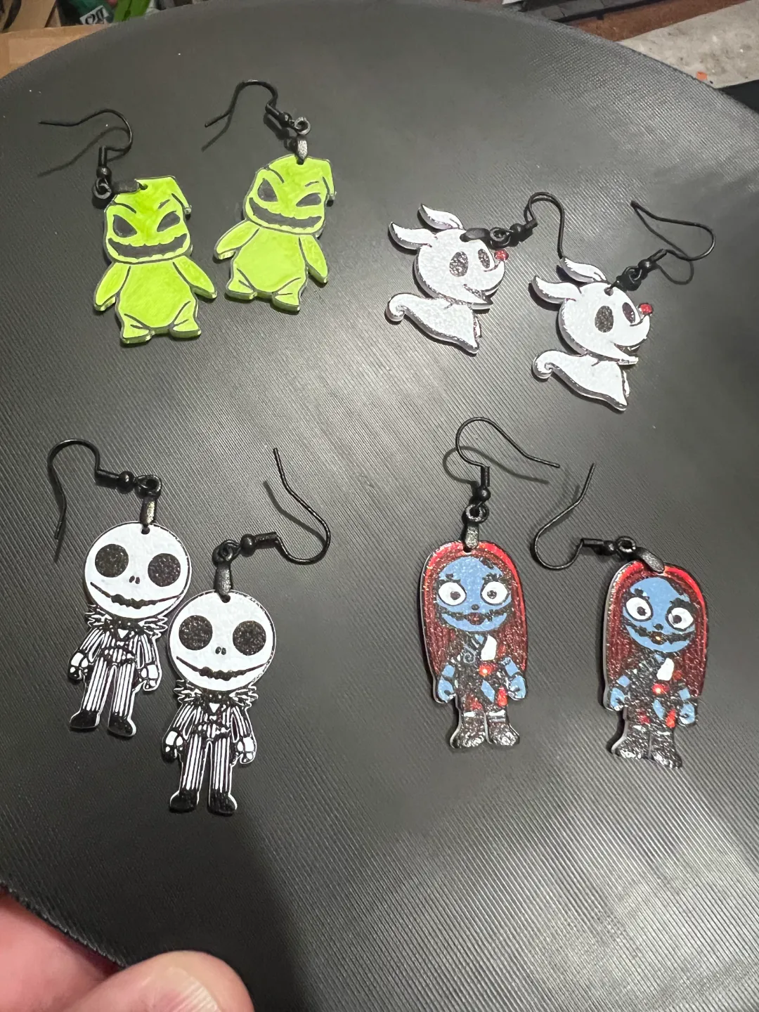 Nightmare Before Christmas Earring Collection 4 pk view 2