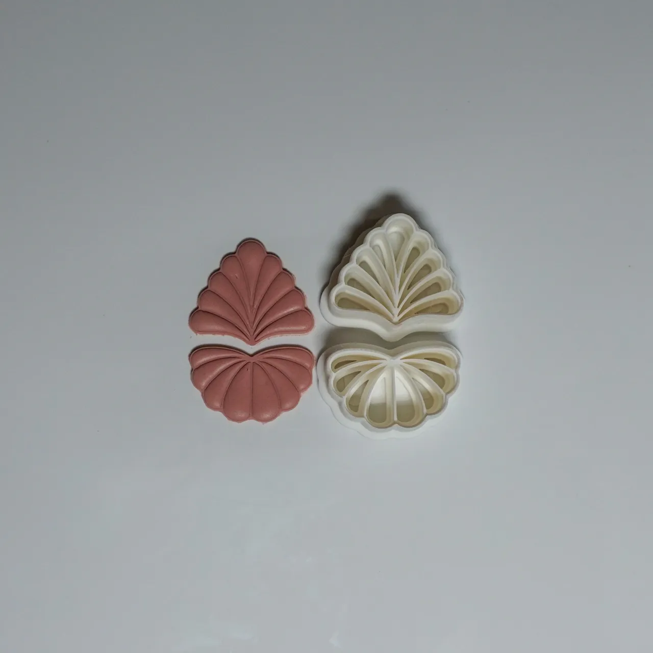 Ornamental Polymer Clay Cutter Earrings Necklace view 2