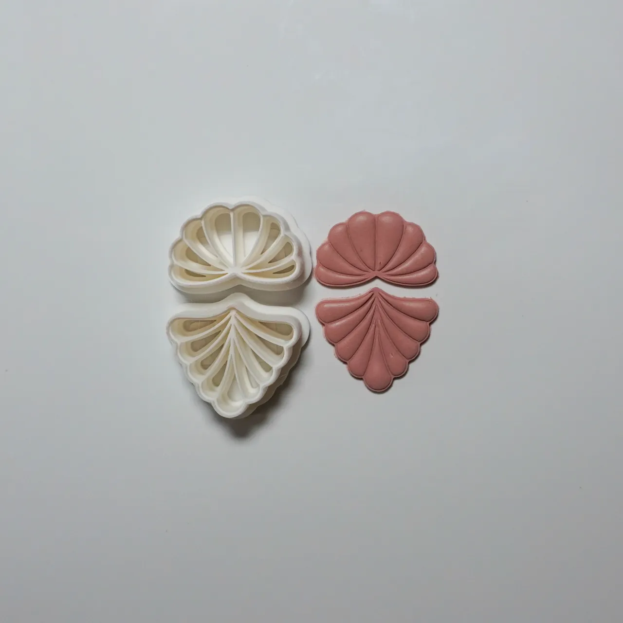 Ornamental Polymer Clay Cutter Earrings Necklace view 3
