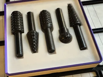 Gridfinity Tray for Die Grinder Bits