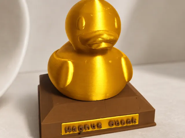 Trophy Duck Classic Rubber Duck Award Statue