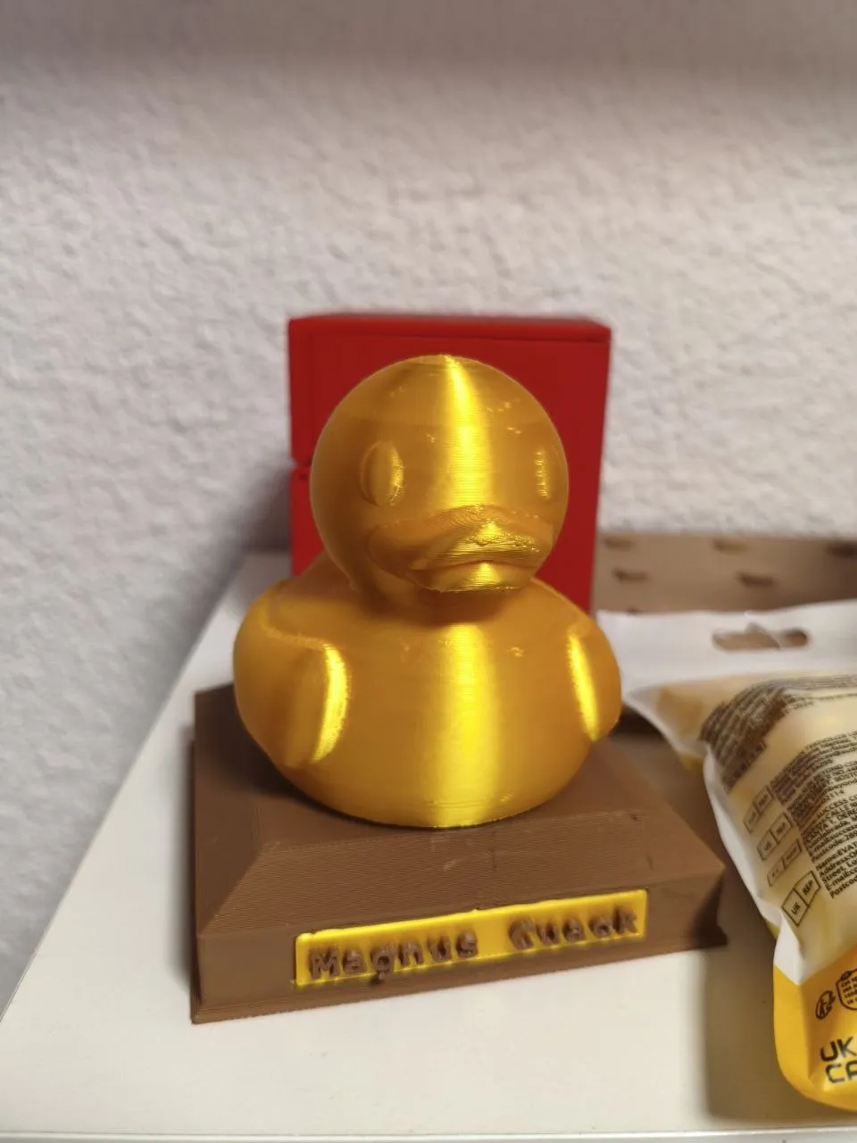 Trophy Duck Classic Rubber Duck Award Statue view 2