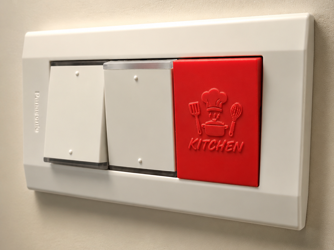 Panasonic Wide Series Light Switch Cover - Kitchen