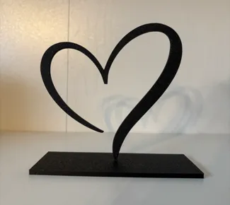 Heart Stand Minimalistisc for Valentines Day