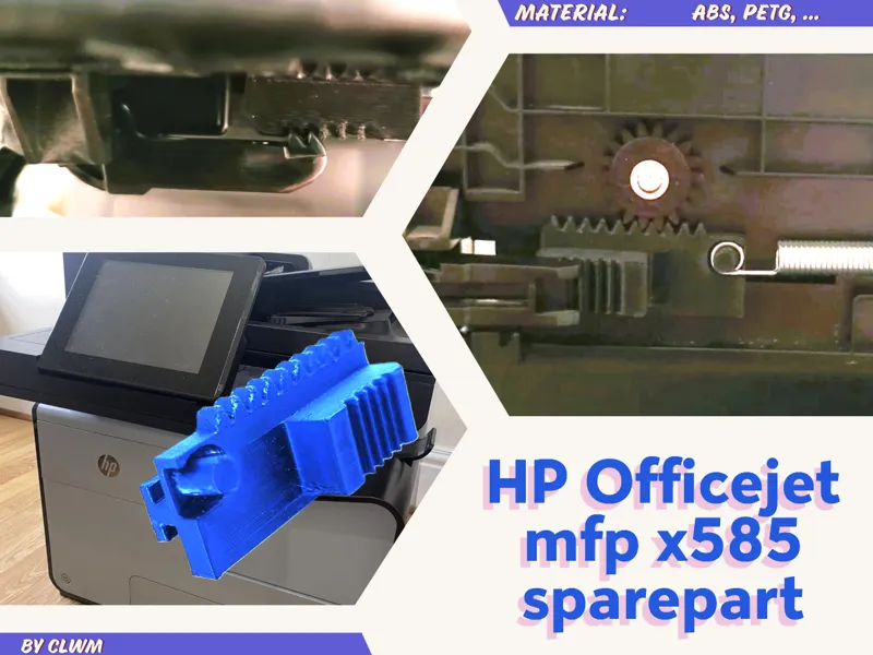 HP Officejet Enterprise mfp x585 Pully sparepart