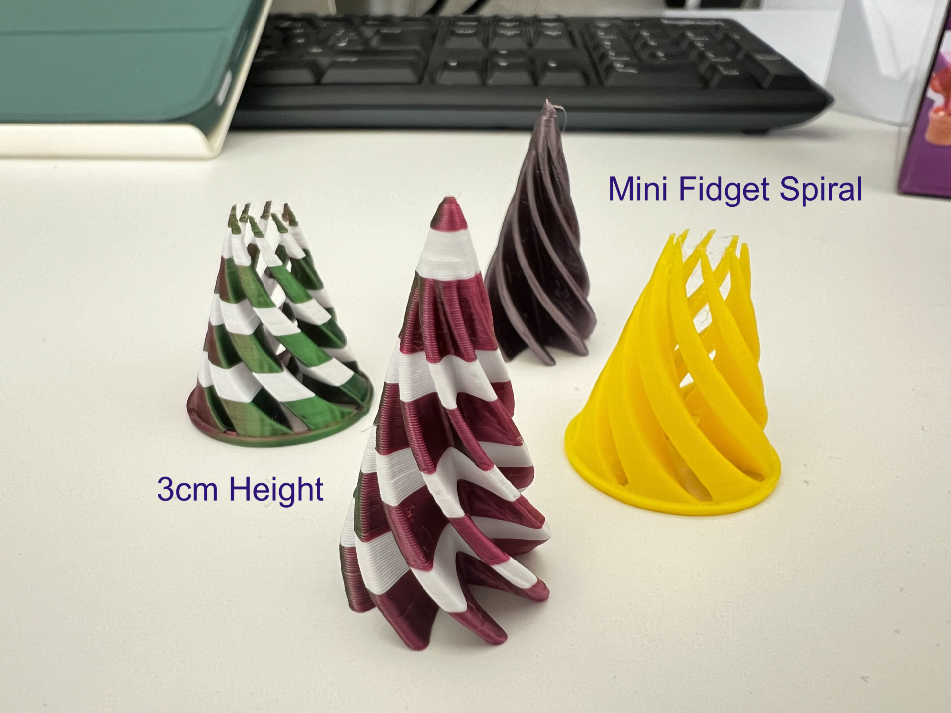 Mini Spiral Cone Fidget - Impossible Passthrough