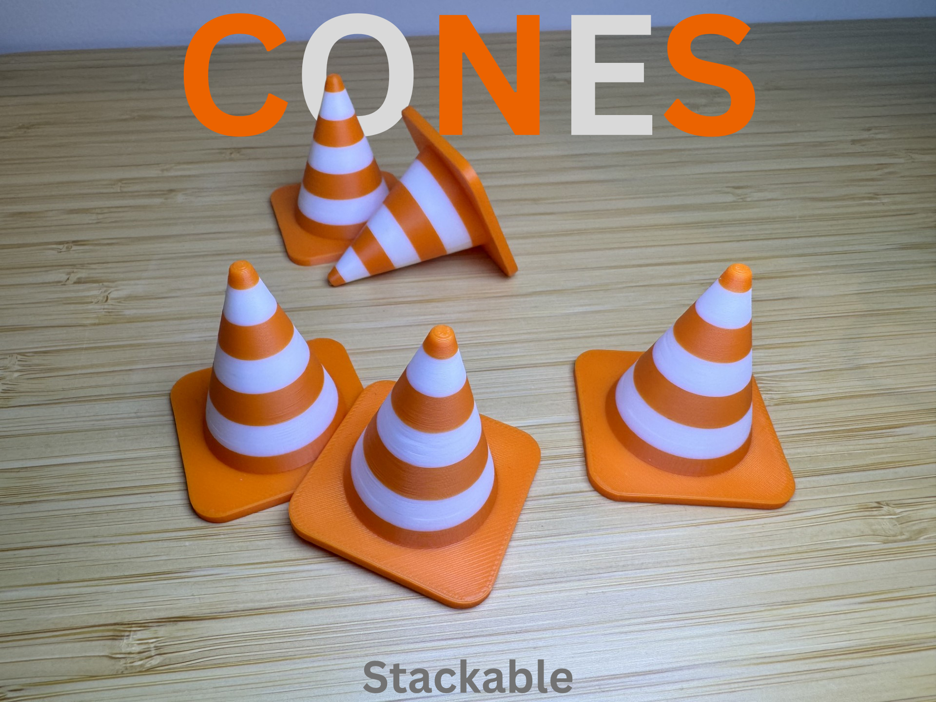 Traffic Cones Stackable 