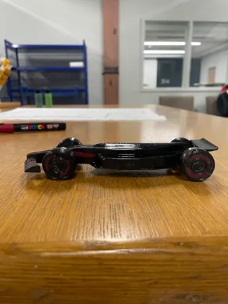 formula one car (model/pinewood derby car)