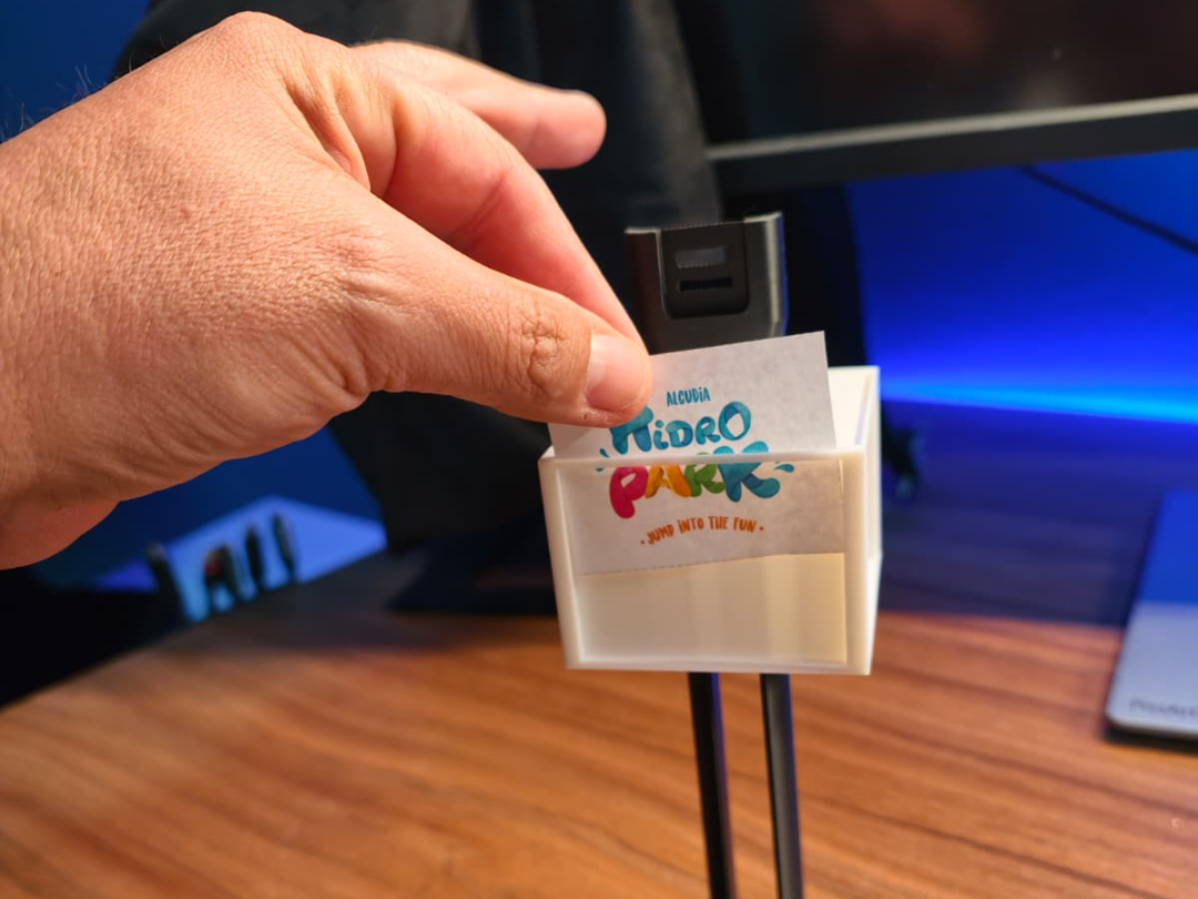 TV microphone flag - cubilete para micrófonos 