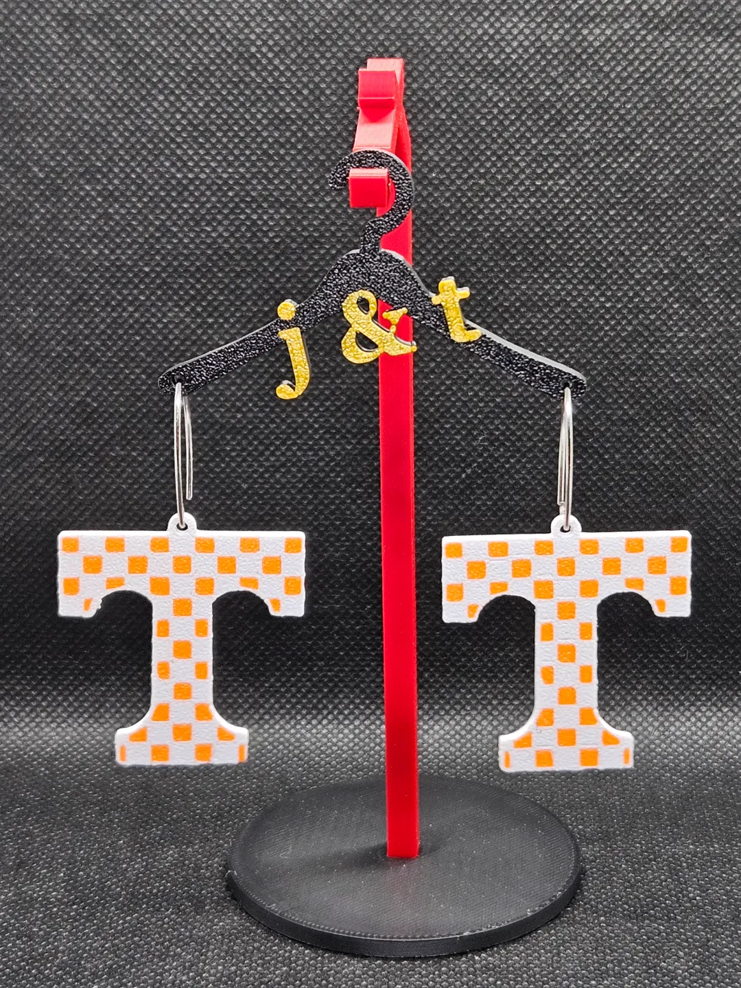 Tennessee Volunteers earrings view 2