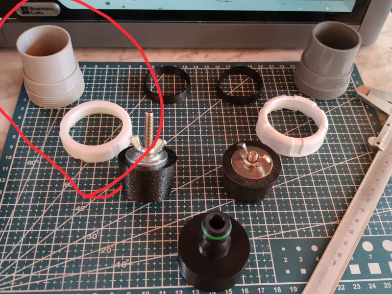 Manguito para tubo de 40mm (desatascador).