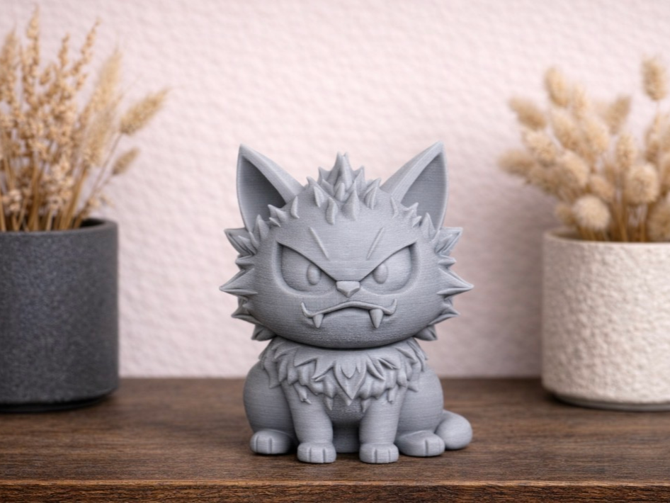 Angry Cat – Mini Monster Figurine