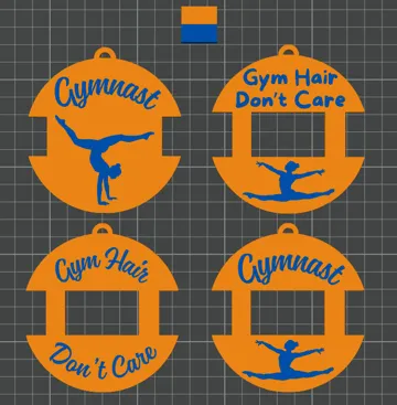Accesorio para sujetar ligas de cabello: Gymnastics Hair Tie Holder — vista de referencia 3