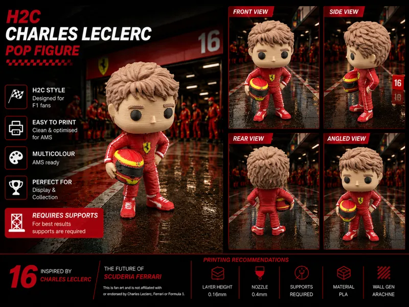 H2C - Charles Leclerc Pop Figure