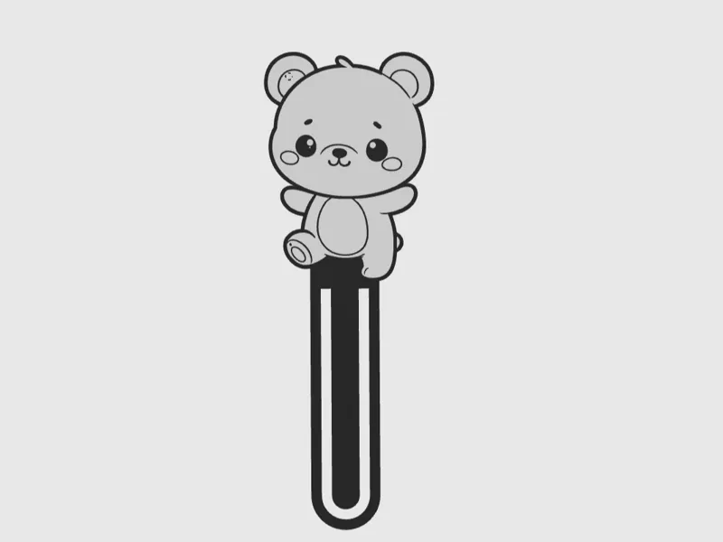 BookMark Baby Bear Cute Kawaii