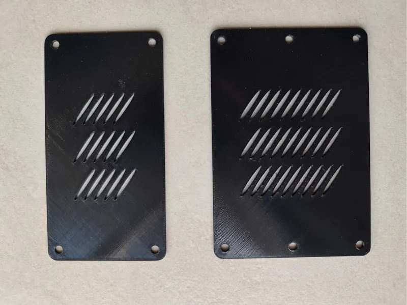 Cabinet ventilation - slotted Vent Panel