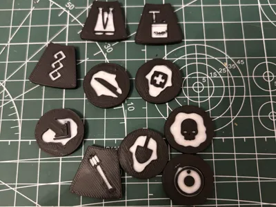 Warhammer40k Death Corps of Krieg Kill Team Tokens