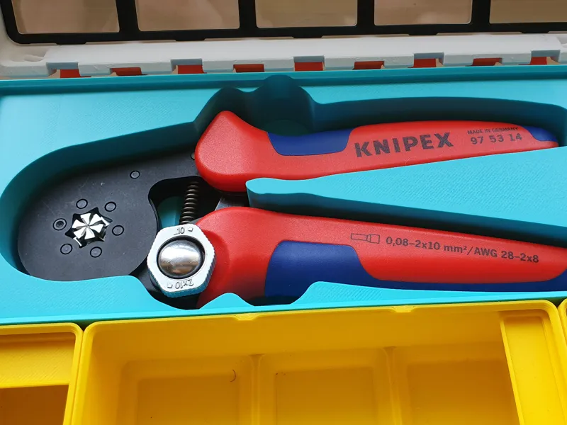 Knipex Aderendhülsenzange 975314 Gridfinity 5x2 h5