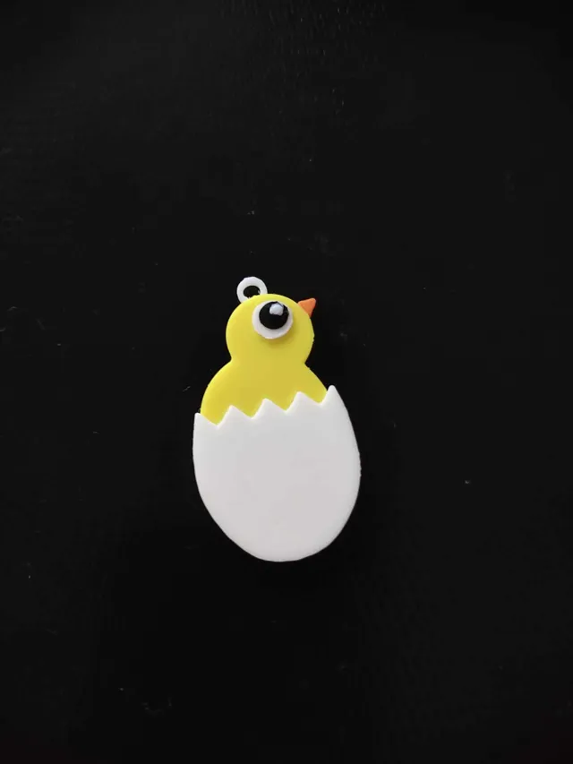 Easter Chick in Egg earring / charm for AMS