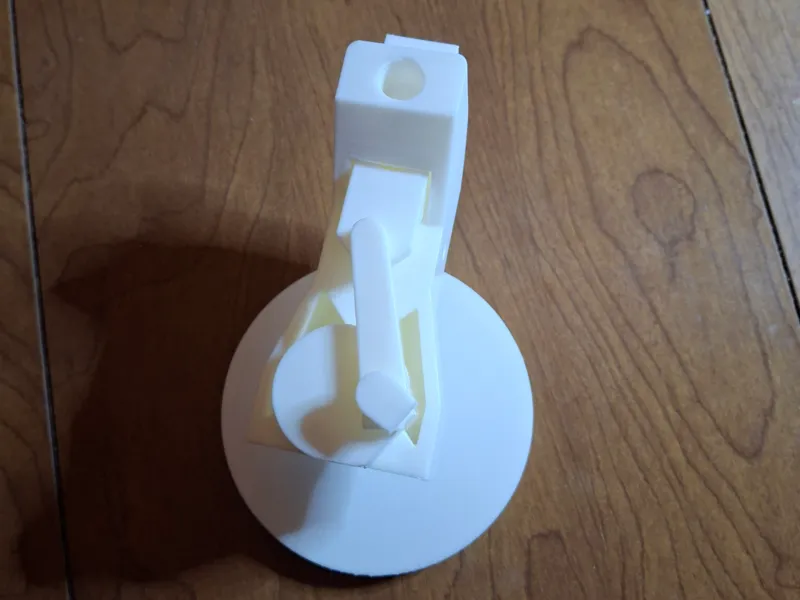All 3D print in place air engine single cylinder