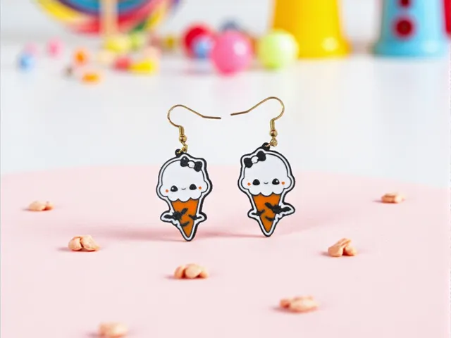 Spooky Ice Cream earrings