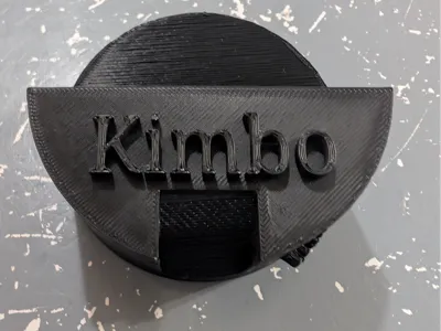 Dip can holder for visor