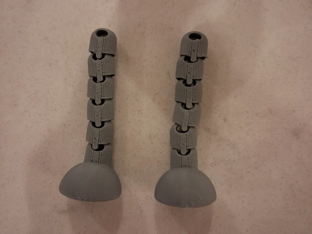 Jambes articulées à assembler