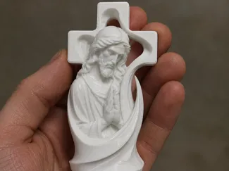Jesus On Cross 3D Art