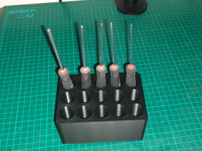 Gridfinity precision screwdriver bin 3x2 units