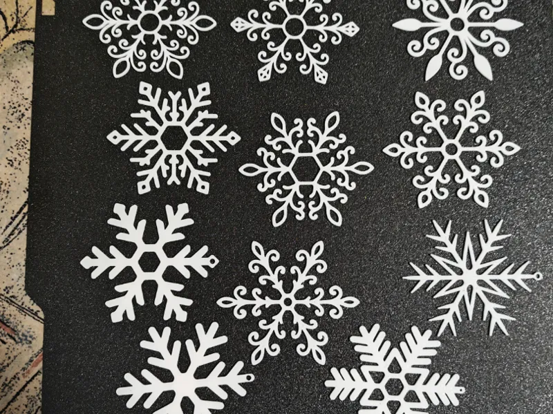 Snowflake mix - Christmas decoration set