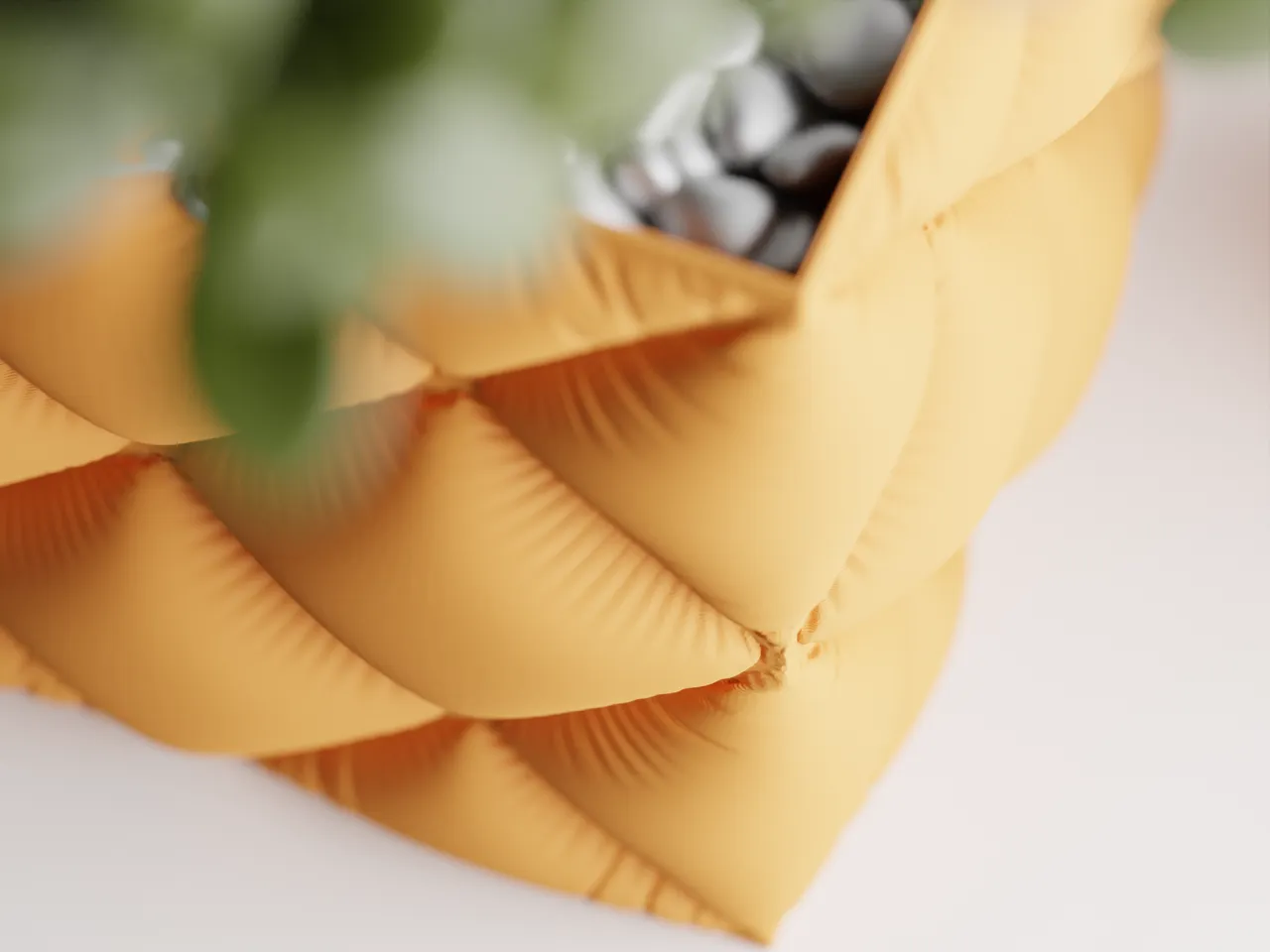 Inflated soft Cloth Planter Plant Pot Vase Series6 view 2