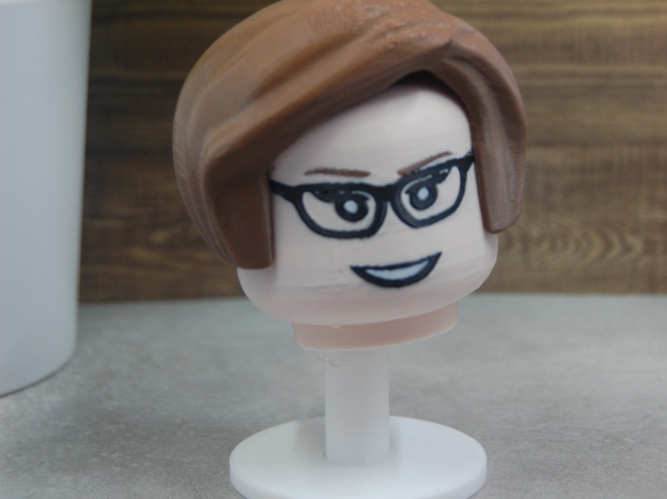 Brick 500% Head - Female Smart Glasses