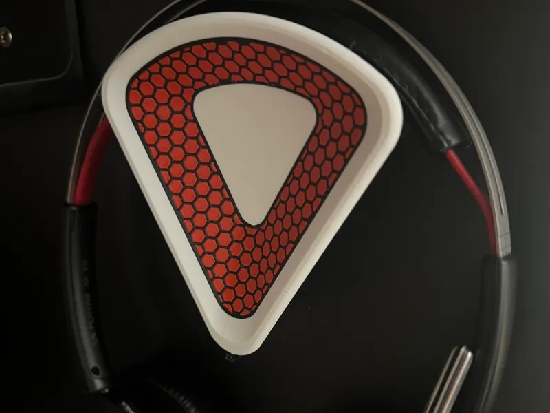 Headphone Wall Mount - 3D Hex Plectrum