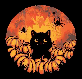 Halloween Kitty Decoration (for any printer)