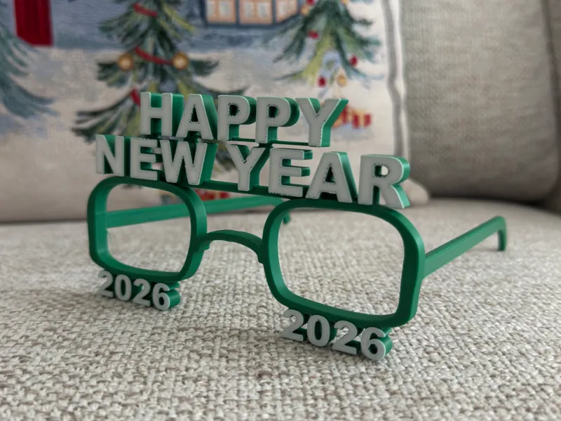 2026 Glasses – No Hardware – New Year’s Eve Party
