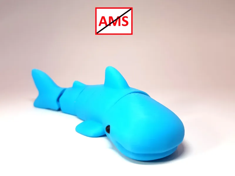 NO AMS Flexi Wahl Hai Fisch artikulierter !