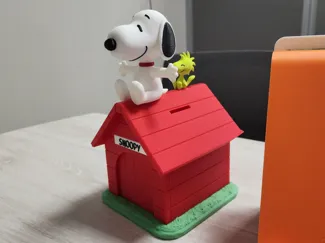Alcancia Snoopy y Woodstock