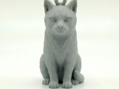 Portachiavi a forma di gatto
