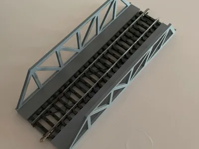 Steel bridge K-track Märklin H0 scale