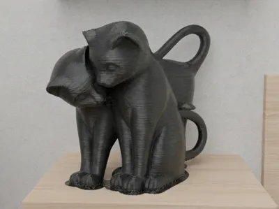 Cats Sculpture