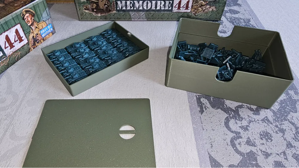 Memory 44 - Tray for miniatures and tanks by Lio3D - MakerWorld