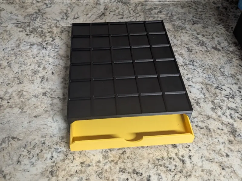 Gridfinity Large 6x5 Organizer Drawer Half Height
