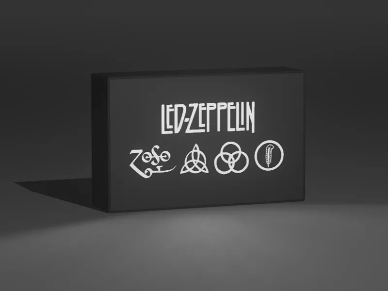 Led Zepplin Lightbox